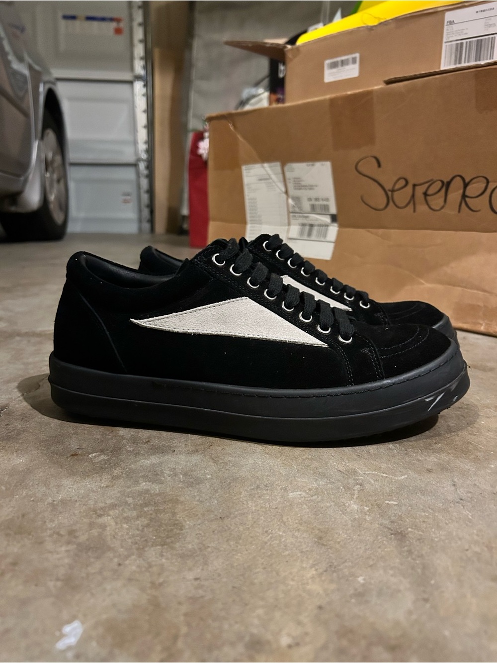 Rick Owens Black with milk